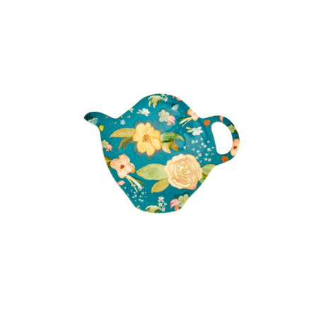 Tea Bag Plate Selma's Fall Flower